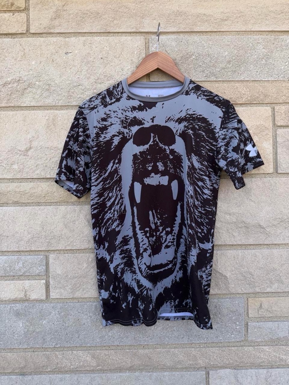 Under Armour Alter Ego Men's L Compression Shirt Bear All Over Print HeatGear